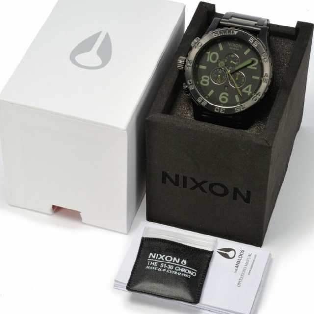 Nixon 51-30 Surplus Reloj negro mate para hombre A083-1042