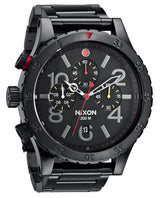 Nixon 48-20 Chrono Black Dial Black Ion-plated Men's Watch Men's Watch  A486-1320 - Watches of America