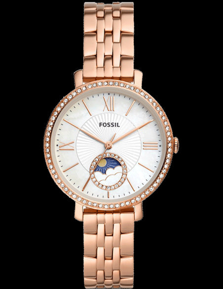 Fossil Jacqueline Sun Moon Reloj de mujer en oro rosa ES5165