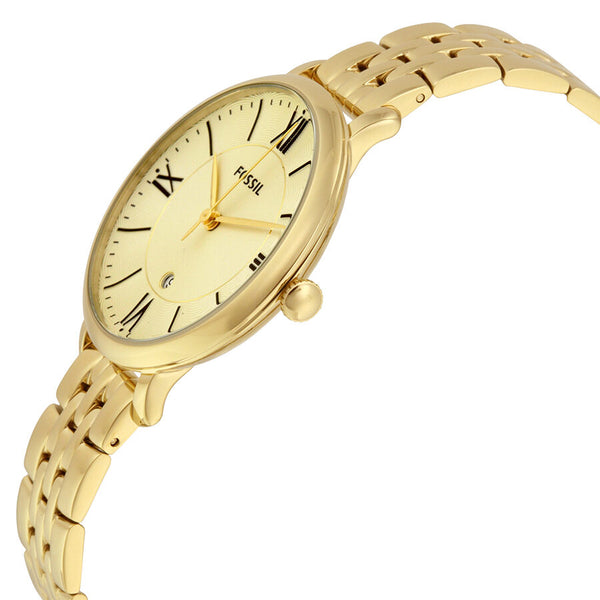 Fossil Jacqueline Champagne Dial Gold-tone Ladies Watch #ES3434 - Watches of America #2