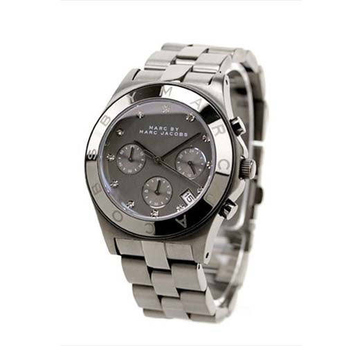 Marc by Marc Jacobs Blade Black Stainless Steel Watch 40mm  MBM3103 - Watches of America