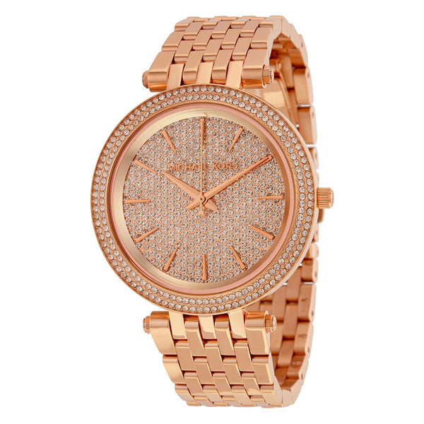 Michael Kors Darci Crystal Pave Dial Ladies Watch MK3439 - Watches of America