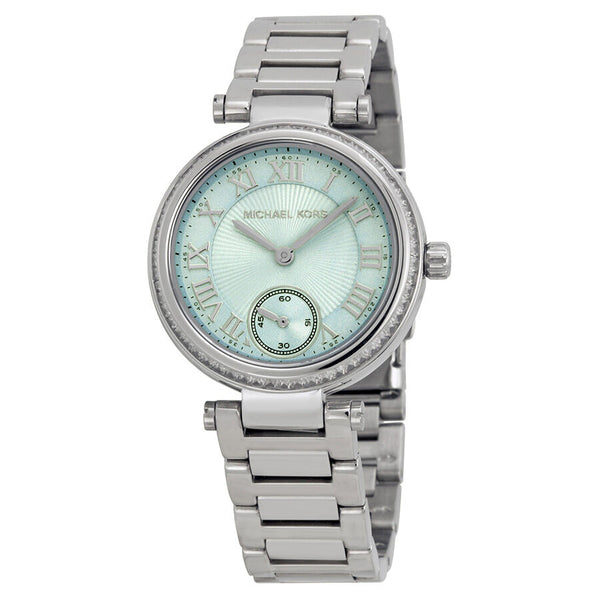 Michael Kors Mini Skylar Light Blue Womens Watch MK5988 - Watches of America