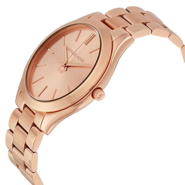 Michael Kors Runway Rose Dial Rose Gold-tone Unisex Watch #MK3197 - Watches of America #2