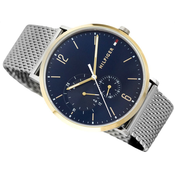 Tommy Hilfiger Reloj analógico con esfera azul para hombre 1791505