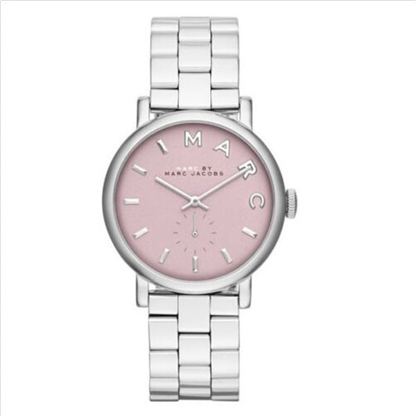 Marc By Marc Jacobs Baker Pink Women's Steel Wrist Watch  MBM3280 - Watches of America