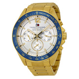 Tommy Hilfiger Luke Multi-Function Silver White Dial Steel Men's Watch 1791121 - Watches of America