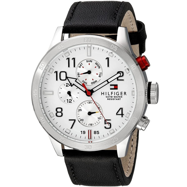 Reloj Tommy Hilfiger multifunción con esfera blanca para hombre 1791138