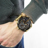 Diesel Mr. Daddy 2.0 Reloj de cuarzo para hombre con esfera negra DZ7333